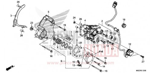 PANNEAU DE CARTER-MOTEUR CB1100CAK de 2019